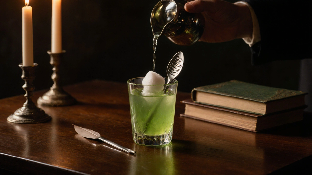 Jak se absint podává nejlépe?