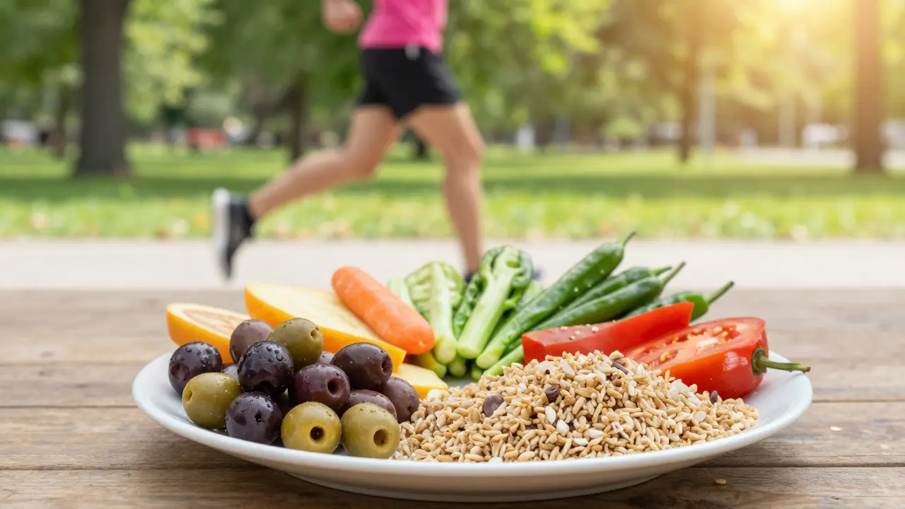 Běhání a středomořská strava pro zdraví játr.