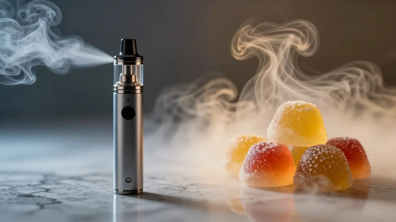 Edibles vs. Carts: Které z nich mají silnější účinek?