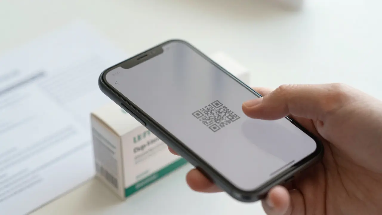 Kontrola kvality produktu skenem mobilního telefonu