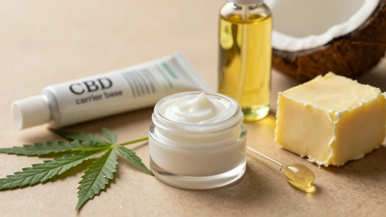 Kvalitní ingredience pro CBD krém: oleje, máslo a konopí