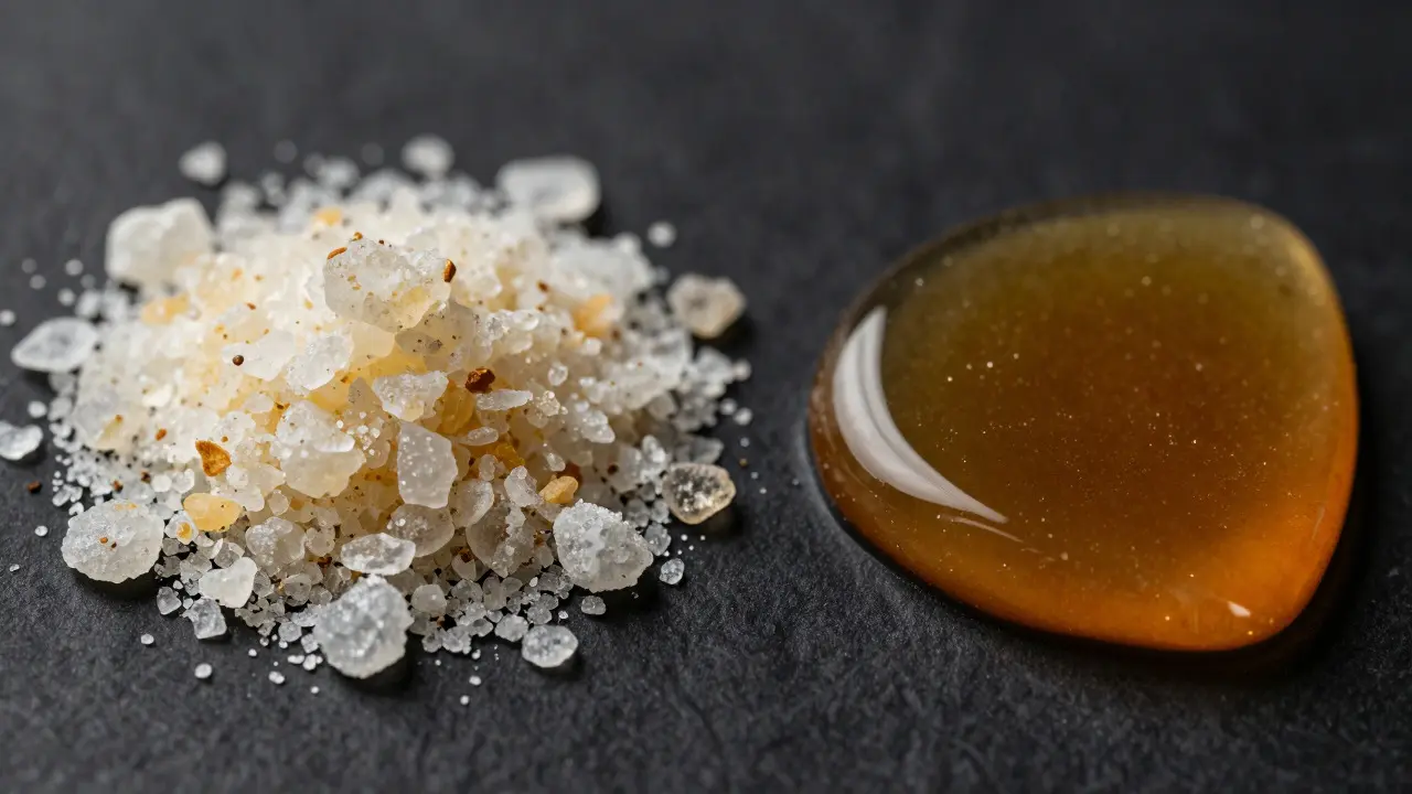 CBD Crumble vs. Shatter: Rozdíly v textuře, chuti a účinku