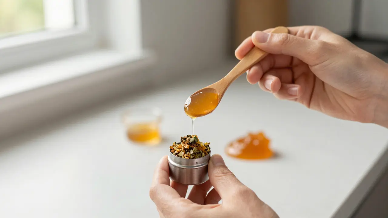 Ruční příprava CBD crumble a shatter pro vaping